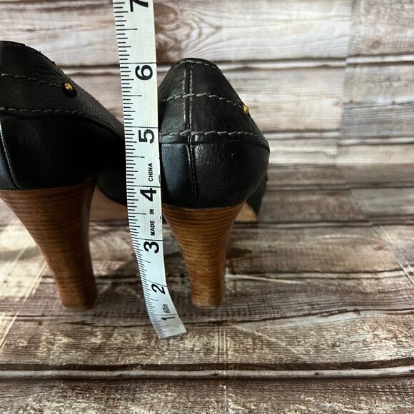 Vintage Chloe Heels Leather Made in Italy Size 38 7-1/2 7.5 - Picture 5 of 9